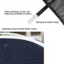 2Pack Car Window Shades Mesh Screen 27"x43", Universal Fit Most of Cars, Large SUV, Pickup, Sunshade for Car Camping UV Protection Breathable Mesh Baby Side Window Covers