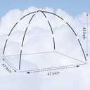 Kids Play Tent Poles Replacement Poles for Child Tent Fiberglass Poles for Space World/Galaxy/Observatory/Dinosaur Style, Length 112"