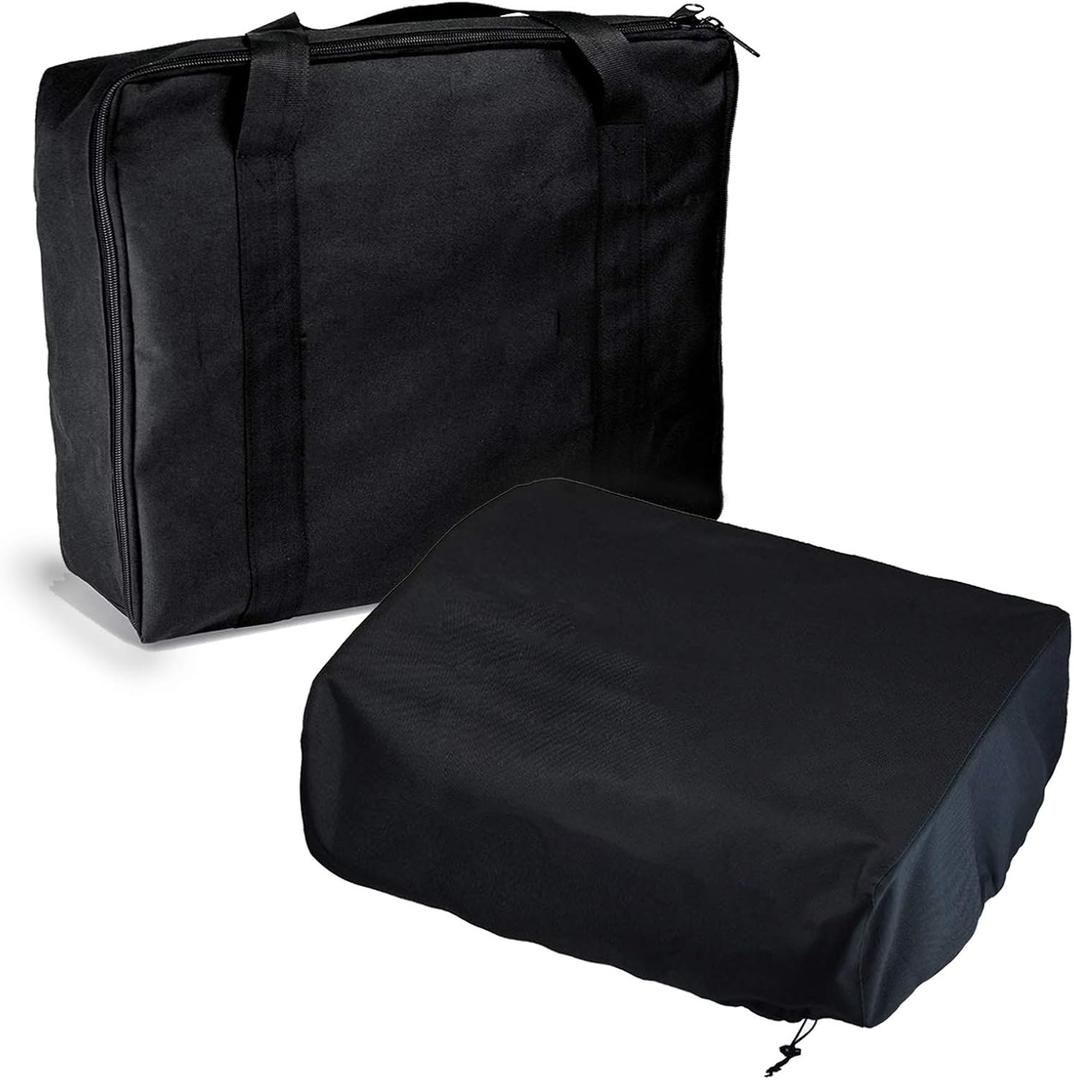 17 Inch Carry Bag and Cover for Blackstone 17" Table Top Griddle With Hood - Heavy Duty 600D Polyester Cover, Replacement Parts