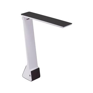Bostitch Office KT-VLED1810-BLK Powered Rechargeable Battery LED Desk Lamp, 3 Color Temperatures, Flip Open, Black
