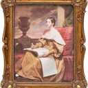 Vintage Picture Frame 8x10 Inch, Ornate Antique Photo Frames with Glass Front, Baroque Design, Tabletop & Wall Hanging, Photo Gallery, Gold