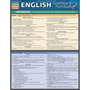 English Grammar & Punctuation QuickStudy Laminated Reference Guide (QuickStudy Academic)