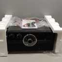 Victrola The Empire Mid-Century 6-in-1 Turntable & Multimedia Center with Built-in Speakers  3 Speed, Bluetooth Connectivity, Radio, Cassette & CD Player, RCA Out, Headphone Jack (Grey)