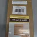 UNISHADES Blackout Cordless Bamboo Roman Shades 38 3/4×64 in Papara Carbon