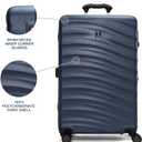 Travelpro Maxlite Air V2 Hardside Expandable Checked Luggage, 8 Spinner Wheels, Lightweight Hard Shell Suitcase, TSA lock, Midnight Blue, Checked Medium 25-Inch
