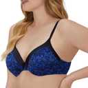 Maidenform Women's Comfort Devotion Underwire Bra, Convertible T-shirt Bra (Retired Colors) (Blue, XL)