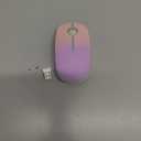 Unipows Wireless Mouse - 2.4G Slim Portable Computer Mouse with Nano Receiver, Less Noise Mobile Optical Mice for Notebook, PC, Laptop, Computer, Mac (Gradient Pink to Purple)