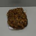 Mens Blonde Wig Curly Short Rocker 70s Costume Hair Natural Looking Heat Resistant Halloween Cosplay Wigs(Blonde)