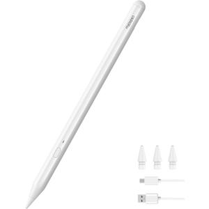 Metapen Pencil A11 for iPad 6th-11th, Quick Button & Bluetooth, 2X Fast Charge Stylus Pen for 2018-2025 Apple iPad a16/11/10/9/8/7/6th Gen, Pro 12.9/11/13-inch M4, Air3/4/5/M2/M3, Mini 5/6th