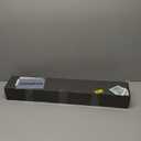 Brass Shower Slide Bar Matte Black Hand Shower Head with Slide Bar and Hose, Wall Mount Handheld Shower Wand Holder, Height Adjustable Sliding Bar, Pt003