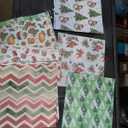 Konsait 24 Sheets Christmas Scrapbook Paper 12x12, Double Sided Watercolor Christmas Pattern Paper Xmas Decorative Papers Xmas Cardstock Pad Origami Papers for Card Making Scrapbook Supplies