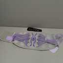 Fit Geno Back Brace for Lower Back Pain Women: Adjustable Lumbar Support Brace for Pain Relief - Breathable Waist Belt for Comfort - M (Purple)