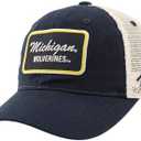 ZHATS Standard NCAA Officially Licensed Hat University Patch Brick Team Color Stone