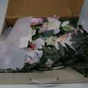 Wedding Arch Flowers, Artificial Flowers for Decoration, 2pcs Flower Swag and 1 pcs Semi-Sheer Chiffon Table Runner Swag for Beautiful Dream Wedding Ceremony Floral Decor - Pack of 3 (Blush&pink)