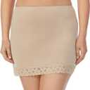 Jones New York Women's Silky Touch 16 Anti-Cling Above Knee Half Slip (X-Large, Nude)