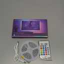 TV LED Lights, 11.5ft LED Lights for 32-55 Inch TV, RGB TV Backlight Behind with Remote, Music Sync Bluetooth APP Control Strip Lights USB Powered for Bedroom, PC, Gaming Monitor