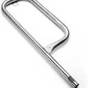 Grill Burner Tube for Weber Q100 Q120 Q1000 Q1200, 304 Stainless Steel 60040 17 Inch, Baby Q 386001 386002 516002, 516001, 50060001, 51060001 Gas Grills, Replacement Part Weber 69957/41657