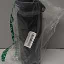 ENCOOL Leakproof Insulated Water Bottle with Straw Dual-Sip Water Bottle Bag-Safe Design for Work, Commute & Gym  Keeps Drinks Cold All Day, 32 oz, Charcoal Gray