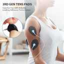 TENS Unit Electrode Pads NURSAL 20 Pack 3.5mm Snap EMS Replacement Pads for Electrotherapy Reuse More Than 30 Times, Compatible with MEDVICE,Belifu TENS Machine