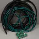 Customizable Soaker Hose System - 1/2 inch x 50ft Soaker Hose with 25ft Garden Hose, Irrigation Weeping Hose with Reinforced Fittings for Raised Garden Flower Bed, Vegetables and Shrub Plants.