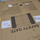 29.5-40.5" Baby Gate for Stairs, Dog Gate for Doorways, Walk Thru Auto Close Metal Baby Safety Gate for The House, Stairs and Doorways, Child Gate Pressure Mounted, Pet Gate for Dog Indoor - Black