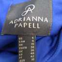 Adrianna Papell Knit Crepe Tie Waist Sheath Dress Violet/ Cobalt 6