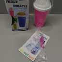 Slushie Maker Cup, DIY Magic Slushy Maker Squeeze Cups, Portable Smoothie Slushy Cup for Juices, Milk and Ice Cream Make, Double Layer Squeeze Slushy Maker Cup, Birthday Gifts for Mom Dad & Friends