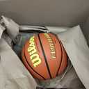 WILSON Evolution Indoor Game Basketballs - Size 5, Size 6 and Size 7 (Yellow/Brown)