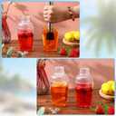 12 Pcs Plastic Cocktail Shaker Drink Mixer with Scales and Strainer Top Clear Shaker Cup with Measurement Plastic Bar Mixing Tool for Tea Coffee Bubble Tea Milk(350 Cc/ 12 oz)