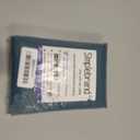 Simplebrand Dusty Blue Sheer Curtains 90 Inches Long 2 Panels, Light Filtering Rod Pocket Solid Color Window Sheer Curtain Panels, Elegant Curtains & Drapes for Living Room, Bedroom, 42" W x 90" L