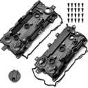 Engine Valve Covers Left & Right with Gaskets & Bolts for Nissan Maxima 09-14 16-17, Murano 15-17, Altima 15-18, Pathfinder 15-16, for Infiniti QX60 15-16 3.5L Replace 13264-9N00A 13264-9N00B