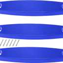 3 Pcs 18" Pool Ladder Steps Replacement Universal Swimming Pool Ladder Steps for Inground and Above Ground Heavy Duty Molded Plastic Stairs with 6 Pcs Stainless Steel Bolts (Blue)