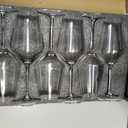 JBHO 17 oz Lead-Free Wine Glasses Set of 6, Hand Blown Durable Crystal Wine Glasses for Daily Use and Hosting Guests, Thin Rim for Serving Red and White Wine, Gift packing for any occasion, 6 Count