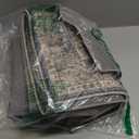 Washable 3x5 Entryway Rug, Boho Non-Slip Vintage Distress Small Rugs for Kitchen Nursery Office Bedroom, 0.3" Neutral Oriental Throw Thin Carpet with Cushioning Pad, Black/Brown/Blue/Multi