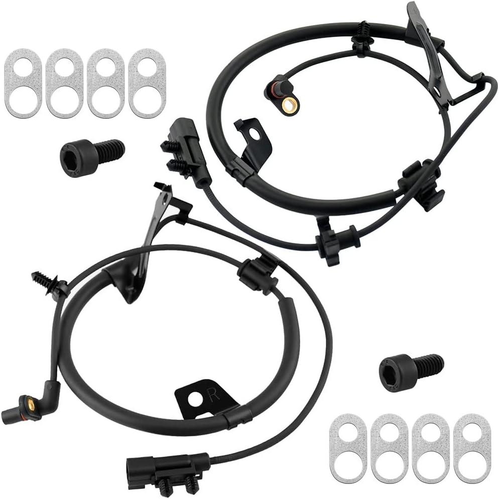Rear ABS Wheel Speed Sensors Compatible with 2009-2020 Dodge Journey SUV ABS Sensors Rear Left and Right Set