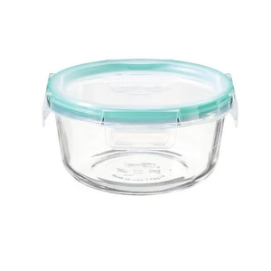 Snapware 4-Cup Total Solution Round Food Storage Container, Glass