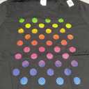 September 15th dot Day Multicolor Rainbow Polka dot T-Shirt L