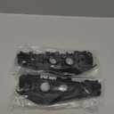 NewYall Pack of 2 Front Left Driver and Right Passenger Side Bumper Support Bracket for Toyota Corolla 2009-2013 Replaces 52116-02170 52115-02170 TO1042114 TO1043114