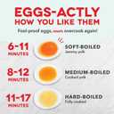 Dash Rapid Egg Cooker - Boiler, Poacher & Steamer - Includes Measuring & Recipe Guide - Dishwasher Safe - BPA Free - Holds 7 Eggs, Black
