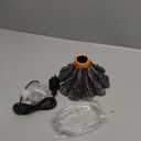 Aquarium Air Bubbler Decoration Kit, Fish Tank Air Stone Set, Realistic Volcano Ornaments with Full Accessories. (Volcano Kit-S)