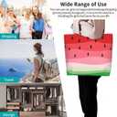 Sunflower Tote Bag For Women, Waterproof Shoulder Bags Big Reusable Grocery Handbag For Shopping Picnic Work Beach