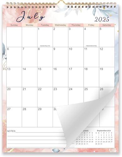 Wall Calendar 2025-2026,Spiral Bound 18 Month Calendar,14”x11” Wall Calendar from July 2025 to December 2026,Academic Monthly Planner with Thick Paper for Office Home Planning & Organizing. 3 Pack