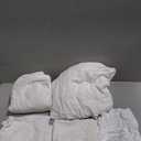 100% Viscose Derived from Bamboo Queen Size Sheet Set - Sheets with 100% Pure Viscose & No Blend - Luxuriously Soft, Breathable & Naturally Cooling - Ideal for Sensitive Skin (Queen, White)