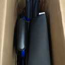 Drive Medical BLS18FBD-ELR Blue Streak Lightweight Wheelchair with Swing-Away Elevating Leg Rests and Flip-Back Arms