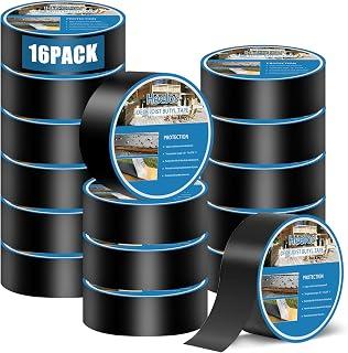 Joist Tape for Decking 2''×50',16 Pack Weather-Resistant Deck Joist Tape,Waterproof Seal Antiseptic Butyl Joists Tape,Self-Adhesive Flashing Joists Tape for Wood Decks Beams Roof