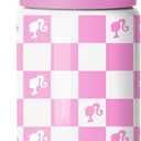 Simple Modern Kids Summit Water Bottle with Straw Lid | Mattel Barbie 14oz Stainless Steel Cup Insulated Tumbler for Girls, School | Barbie Checkmate