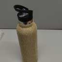 Bling Water Bottle Rhinestone, Diamond Water Bottle with Lid, Rhinestone Water Bottles for Women,Bling Tumblers 600ml20oz,Bright Gold