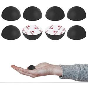 1.25" Silicone Hemisphere Bumpers Isolation Feet Rubber Non-Skid Speaker Pads with Adhesive Record Player Isolation Pads for Small Speaker Spikes,Turntable,Amplifiers, Subwoofer,Monitors,Decks 4 pcs