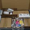 Toyssa Dollhouse Furniture Set, 36PCS Beech Wood and Plastic Miniature Doll House Accessories with Modern 5 Rooms & 4 Flexible Family Dolls, Pretend Play Toys Birthday Gift for Toddlers 3 4 5 6