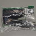 Silicone Kitchen Stove Gap Covers, Kitchen Counter Gap Anti-Slip Non-Tacky Filler Seals Spills Between Counter, Stovetop, Oven, Washer, Heat-Resistant，Set of 2 (21 Inches, Black) by liboyixi